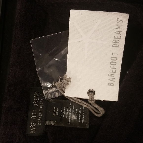 💕BAREFOOT DREAMS💕 CozyChic Ultra Lite Leggings ~ Black Large L NWT - Picture 14 of 16